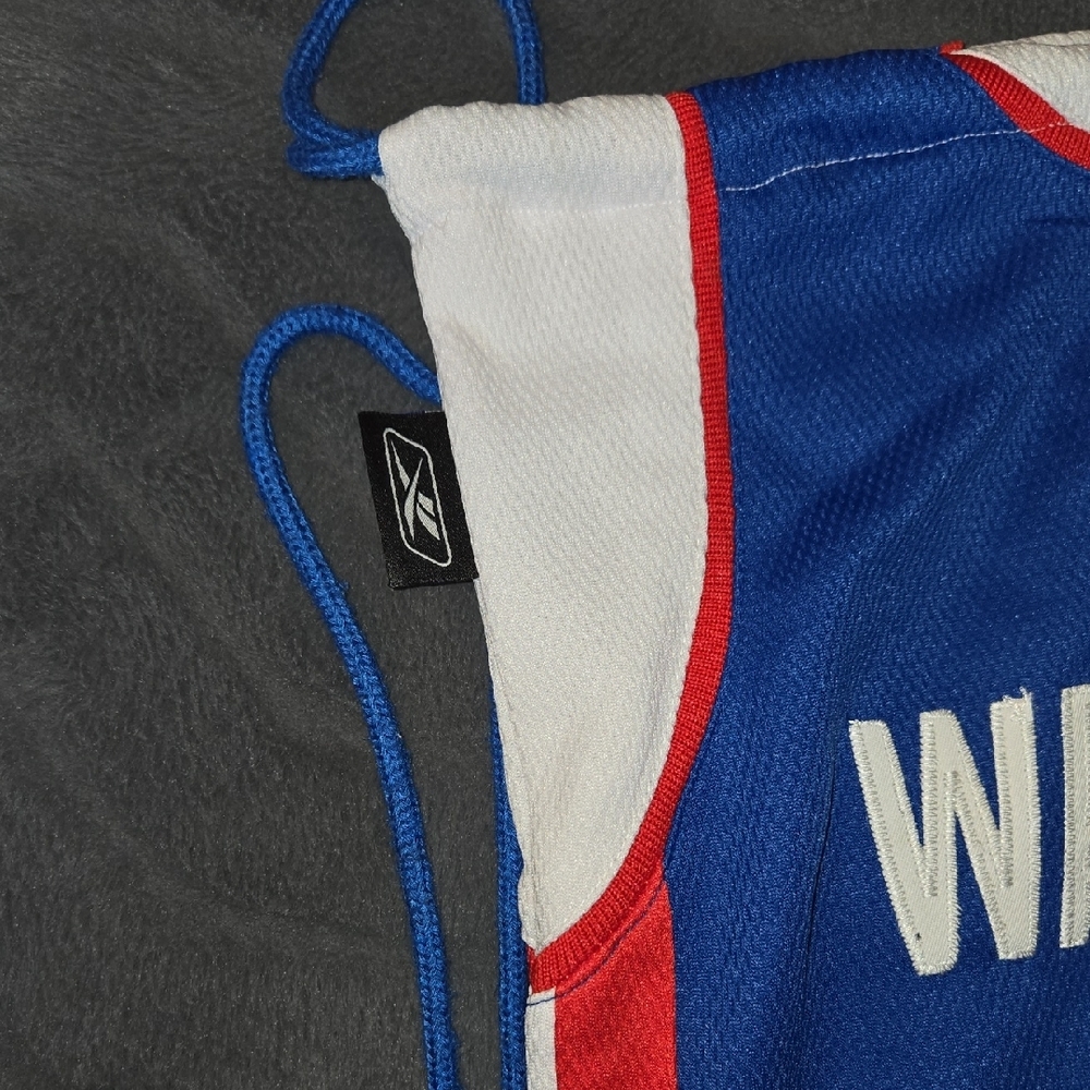 NBA Blue and Red Drawstring Backpack - Picture 3 of 7